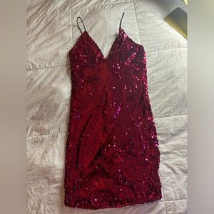 Lulus Sequin Mini Dress